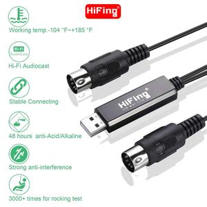 Di alta Qualità <span class=keywords><strong>Usb</strong></span> <span class=keywords><strong>Midi</strong></span> Keyboard Convertitore di Interfaccia All'<span class=keywords><strong>adattatore</strong></span> del Cavo - Product Image 3