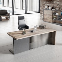 Superbe mobilier de bureau exécutif chinois : Table moderne, bureau de direction, bureau de patron, bureau de travail