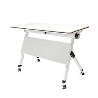 Ensemble table et chaises pliantes, bureau mobile modulaire multifonctionnel en bois, nouveau style chinois, pour deux personnes, idéal pour salle de classe