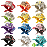 Casquette Bandana Personnalisée pour Rappeur, Impression par Sublimation Personnalisée, Bandanas Vintage, Écharpe, Casquette de Baseball, Protection Solaire