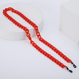 Holdie Accessoires de lunettes de mode pour femmes Lunettes de soleil en plastique Lunettes à perles Lignes de retenue de lunettes à chaîne - Product Image 6