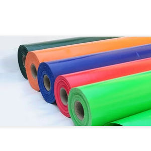 FLFX 중국 제조 업체 도매 가격 PVC 코팅 타포린 롤 트럭 커버 소재 - Product Image 1