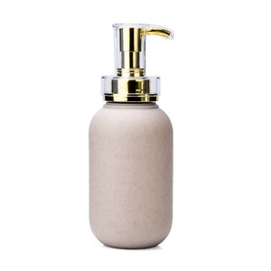 Emballage cosmétique de luxe 300ml 400ml 500ml 600ml bouteille à pompe en plastique carré blanc clair pour shampooing revitalisant Gel - Product Image 4