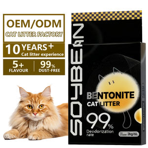 Bentonite kattenbakvulling, natuurlijk klontvormend, stofvrij, beste reiniging, bulk kattenbakvulling - Product Image 1