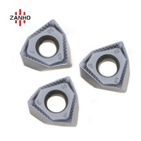 Plaquettes de fraisage CNC ZANHO 6NGU090508R-M - Outils en carbure de tungstène de haute précision avec revêtement PVD pour l'usinage de l'acier et de l'acier inoxydable
