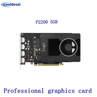 Pour Quadro P400 P600 P620 P1000 k2200 P1000 M4000 M5000 P2200 P5000 GDDR5 PCI Express 3.0x16 Mini DP carte graphique professionnelle