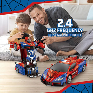 Auto da Corsa Telecomandata Spider 1:18 Giocattolo per Bambini Auto Trasformabile con Funzione di Ricarica - Product Image 3