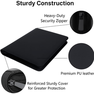 Raccoglitore per Carte Collezionabili Personalizzato di Qualità Premium con Logo in Tessuto Colorato, 9 Tasche, Capacità 252 288 324 360 - Product Image 3