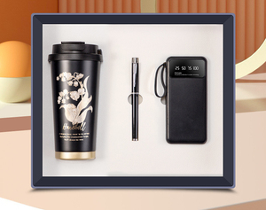 2025 New Item Product <b>Box</b> 3In1 4In1 Advanced Practical Souvenir Coffee Cup Notebook Pen Travel Gift Sets - Product Image 1