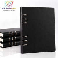 Carnet à anneaux A5 personnalisable avec logo, rechargeable, pour affaires, école, bureau, journal, promotionnel, vente en gros