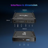 X98K Android 13 RK3528 Smart TV Box 2G 16G 2,4G 5G Dua WIFI BT 5,0 4GB 32GB Wifi 6 Set Top TV Box Media Player X98K