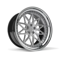 Venta Directa de Fábrica, Juego de 3 Ruedas para Automóvil de Pasajeros, 5X112 5X114.3 5X120, 16 17 18 19 20 21 22 23 24 Pulgadas, Ruedas Forjadas de Aleación de Aluminio