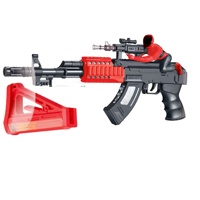 Pistolet spatial jouet électrique KK 56cm, jouet de pistolet lumineux à vibration; jouet de pistolet à piles avec son léger; meilleur jouet de jeu de tir pour enfant