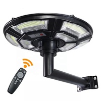 Lampe solaire de jardin Niko Outdoor IP65 pour éclairage public, avec détecteur de mouvement, capteur de lumière, télécommande, température de couleur 3 tons