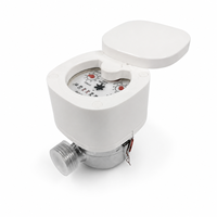 Compteur d'eau froide domestique numérique à jet unique horizontal en laiton/acier inoxydable IP68 OEM R80 avec fonction de sous-comptage