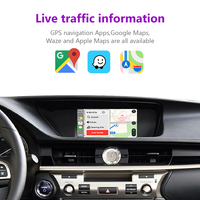 Décodeur d'interface automatique Android pour Lexus ES 2014-2019, sans fil Apple CarPlay multimédia AirPlay Mirror Link Youtube