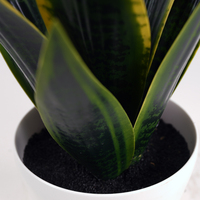 Künstlicher Plastikblumentopf mit grüner Pflanze 36cm für Innendekoration Hochzeit & Chinesisches Neujahr