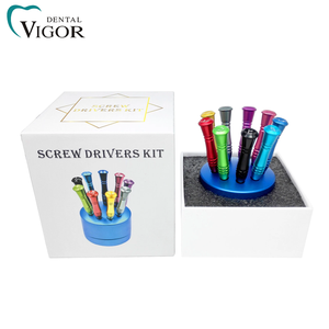 Kit de tournevis micro pour abutments dentaires métalliques, 9 pièces, coloré, pour implants dentaires - Product Image 4