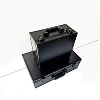 Valise de voyage en métal pour bijoux, organisateur de présentation pour chaînes, bagues et colliers