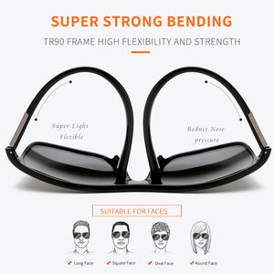 แว่นกันแดดเกรย์แจ็ค รุ่น 1318 สำหรับทุกเพศ ป้องกันแสงสะท้อน ป้องกันรังสียูวี 400 แฟชั่นสำหรับขับรถ เลนส์ TAC กรอบแว่นกันแดด - Product Image 5