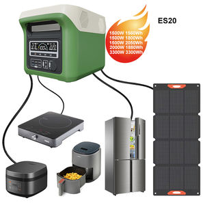 Station d'alimentation portable à onde sinusoïdale pure au lithium ternaire 4 AC220V50Hz 2 solaires 200W XT90 Type-C LED SOS 2500+ cycles de vie - Product Image 1