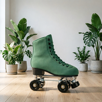 Patins à roulettes d'extérieur avec cadre en alliage d'aluminium, roues doubles haute vitesse pour adultes, activités de loisirs et de fitness