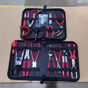 Auto Repair Pliers Set 14 Pc Imperial Inch High Carbon Steel Industrial Grade <b>Tool</b> Kit For Automotive <b>Mechanics</b> - Product Image 1
