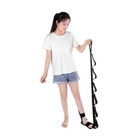 Sangle d'étirement pour pieds et mollets avec boucles - Sangle d'étirement pour fasciite plantaire et épine calcanéenne
