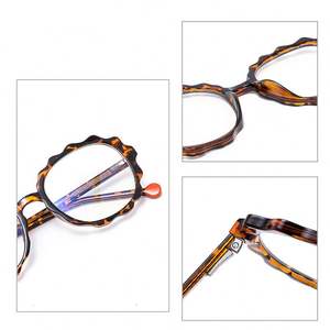 モデル2026 TR90メガネブルーライトブロッキング眼鏡フレーム女性用処方眼鏡ラウンドフラワーメガネ - Product Image 6