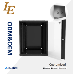 Gabinete de Montaje en Pared de Doble Sección de 19 Pulgadas (450 mm) y 9U, con Panel Lateral Extraíble, en Acero SPCC, OEM ODM, en Stock - Product Image 1