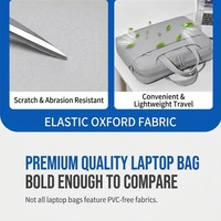 Bolso para portátil de negocios de 14-15 pulgadas, portátil, de gran capacidad, bandolera, de un solo hombro, transpirable, para mujer