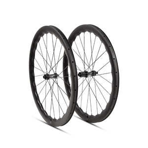 Jeu de roues de vélo de route en fibre de carbone Twitter Zhuite 700C 50H, frein à disque, jantes légères - Product Image 4