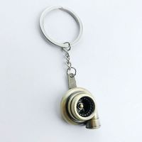 Llavero de Turbocompresor con Rueda de Ventilador Modificada, Colgante Premium Personalizable con Logotipo, ¡Gran Venta!