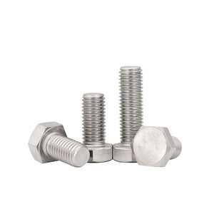 Vis hexagonale à filetage complet en acier inoxydable 304 DIN933, grade 6.8, M8, pour travaux d'ingénierie lourde - Product Image 2