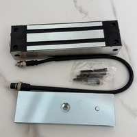 Cerradura Electromagnética de Alta Resistencia Antirrobo de 500 kg, para Puerta Simple o Doble, Control Eléctrico, Resistente al Agua