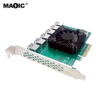 Ugreen — carte d'extension Pci Express X4, Port 1 à 6 ports Usb 3.0, extension Pcie, Pcie 4x à 16x
