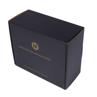 Carton de couleur personnalisé avec fermeture éclair carton de stratification mat de feuille d'or avec estampage de gaufrage pour un design de luxe supérieur