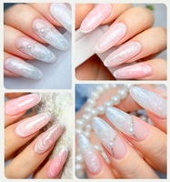 Fournisseur de gel poly acrylique personnalisé OEM, étiquette privée professionnelle, 24 couleurs, échantillons gratuits, gel UV polygel pour extension d'ongles
