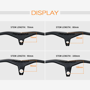 <span class=keywords><strong>Guidon</strong></span> et tige de <span class=keywords><strong>vtt</strong></span> intégrés en <span class=keywords><strong>carbone</strong></span> 28.6mm <span class=keywords><strong>guidon</strong></span> de vélo 260g <span class=keywords><strong>guidon</strong></span> <span class=keywords><strong>vtt</strong></span> vélo 660-800mm pièces de vélo - Product Image 6