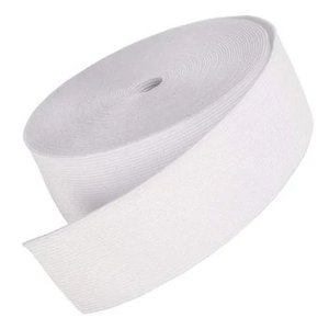 Bandes élastiques tissées jacquard rayées style sergé en polyester/coton et caoutchouc, largeur 6 mm, pour textiles de maison, vêtements, sacs, ceintures imprimées - Product Image 2