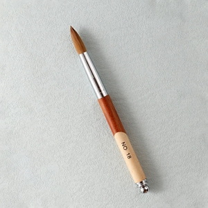 Pinceau à ongles en poils de Kolinsky pour acrylique, tailles 14, 16, 18, manche en bois, pinceau rond pour la décoration des ongles en acrylique - Product Image 6