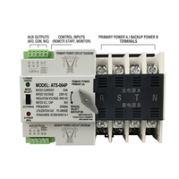 Commutateur de transfert automatique ATS 4P 100A 230V AC, commutateur de commutation de puissance double pour alimentation de secours
