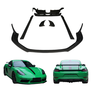 Kit de carrocería para modificación de coche 2012-2016: parachoques delantero, labio delantero de fibra de carbono, faldones laterales, guardabarros, labio trasero decorativo para 718 - Product Image 1