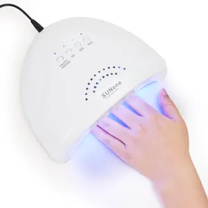 Lámpara LED UV profesional para uñas, luz de uñas de Gel para esmalte de uñas, secador UV de 48W con 3 temporizadores