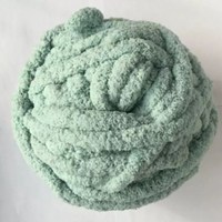 Bojay 2cm Thickness Chenille Ball Yarn, 100% Polyester Chenille Chunky Vegan Yarn, Customized Labels for You