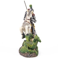 Bibelot chrétien Yorgi Saint George, fait à la main, bénédiction et Protection, pour la maison
