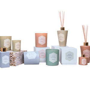 Bougies aromatiques relaxantes au parfum personnalisé de haute qualité Bougies d'aromathérapie à mèche en coton pour cadeau - Product Image 2