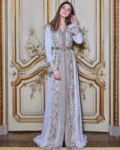 Atiya libas lehenga choli งานแต่งงานของผู้หญิงที่มีการเย็บปักถักร้อย zardozi วัสดุพื้นยาวสำหรับอินเดียและปากีสถาน - Product Image 5