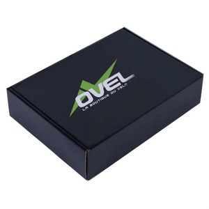 Sang trọng tùy chỉnh Máy bay hình sóng bao bì bưu phẩm vật liệu tái chế Matt nhiều lớp vận chuyển hộp giấy - Product Image 3