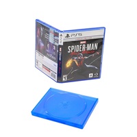Boîtier de rangement transparent bleu pour disques de jeu CD pour Playstation 5/PS5, boîtier de remplacement pour jeux PS5, accessoires de jeu